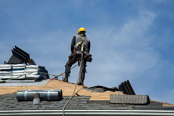 Professional Gutter Installation technician working in Pleasant Hope, MO